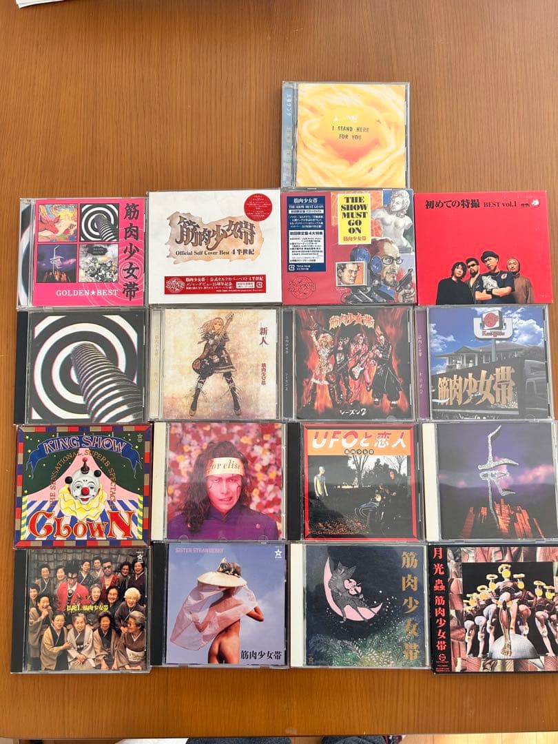 筋肉少女帯/特撮/大槻ケンヂ　全17枚CDまとめ売り 筋肉少女帯/特撮/大槻ケンヂ 全17枚CDまとめ売り 筋肉少女帯/特撮/大槻