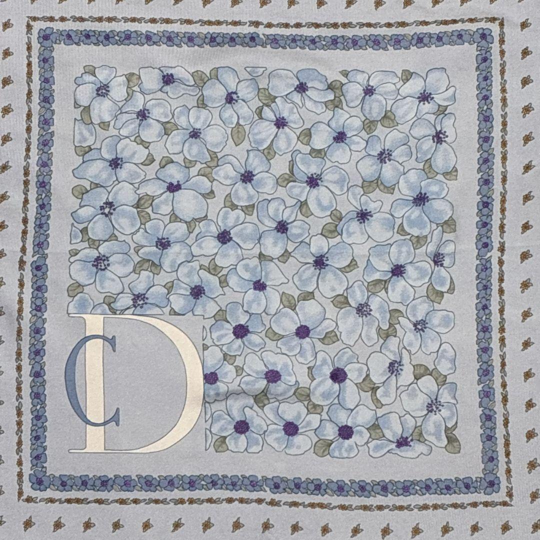 美品】Christian Dior シルク 大判スカーフ ストール 花柄 ロゴ - メルカリ