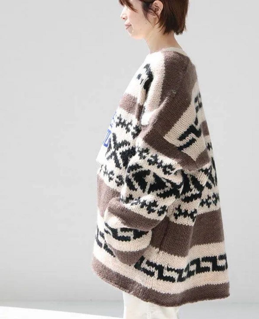 美品』SHINZONE カウチン カーディガン - メルカリ