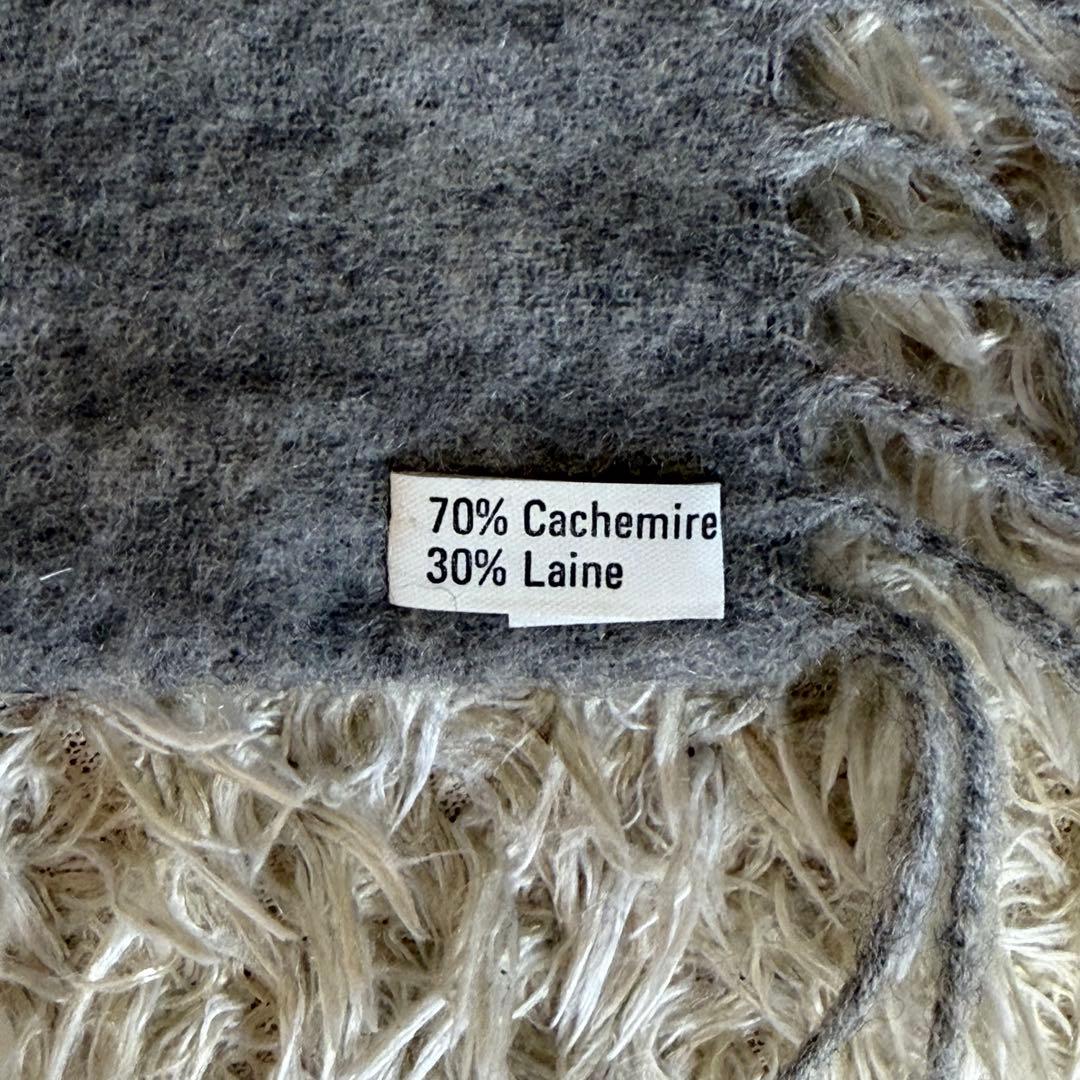 ☆極美品☆HERMES エルメス カシミヤシルクマフラー マルジェラ期 切替