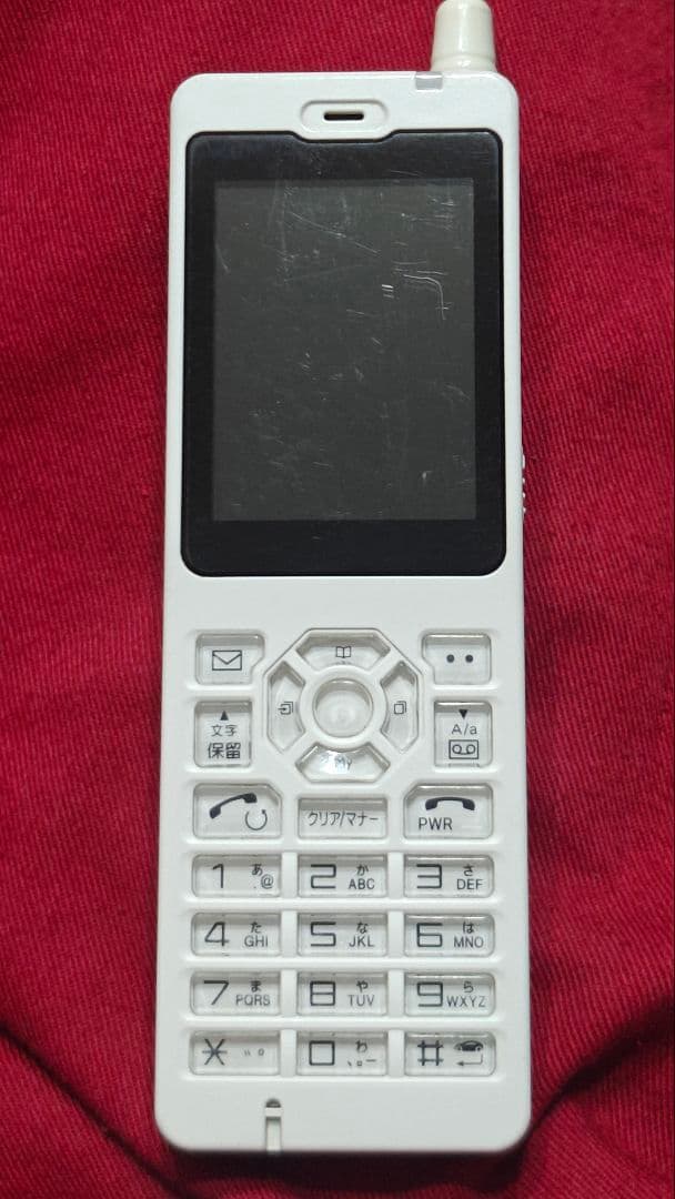 ☆中古品☆FUJITSU WX01J A(F) ホワイト PHS本体☆訳あり品☆ - メルカリ