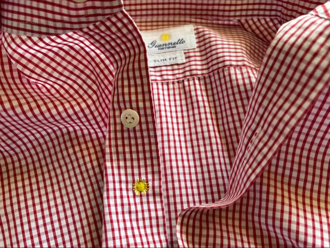 Giannetto ジャンネット タッターソール ホリゾンタル シャツ 39