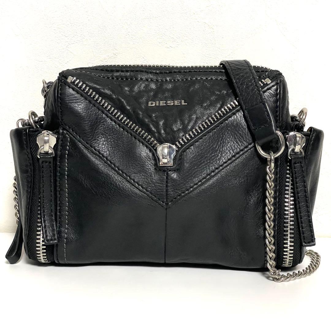 DIESEL LE-ZIPPER Chain Shoulder Archive - メルカリ