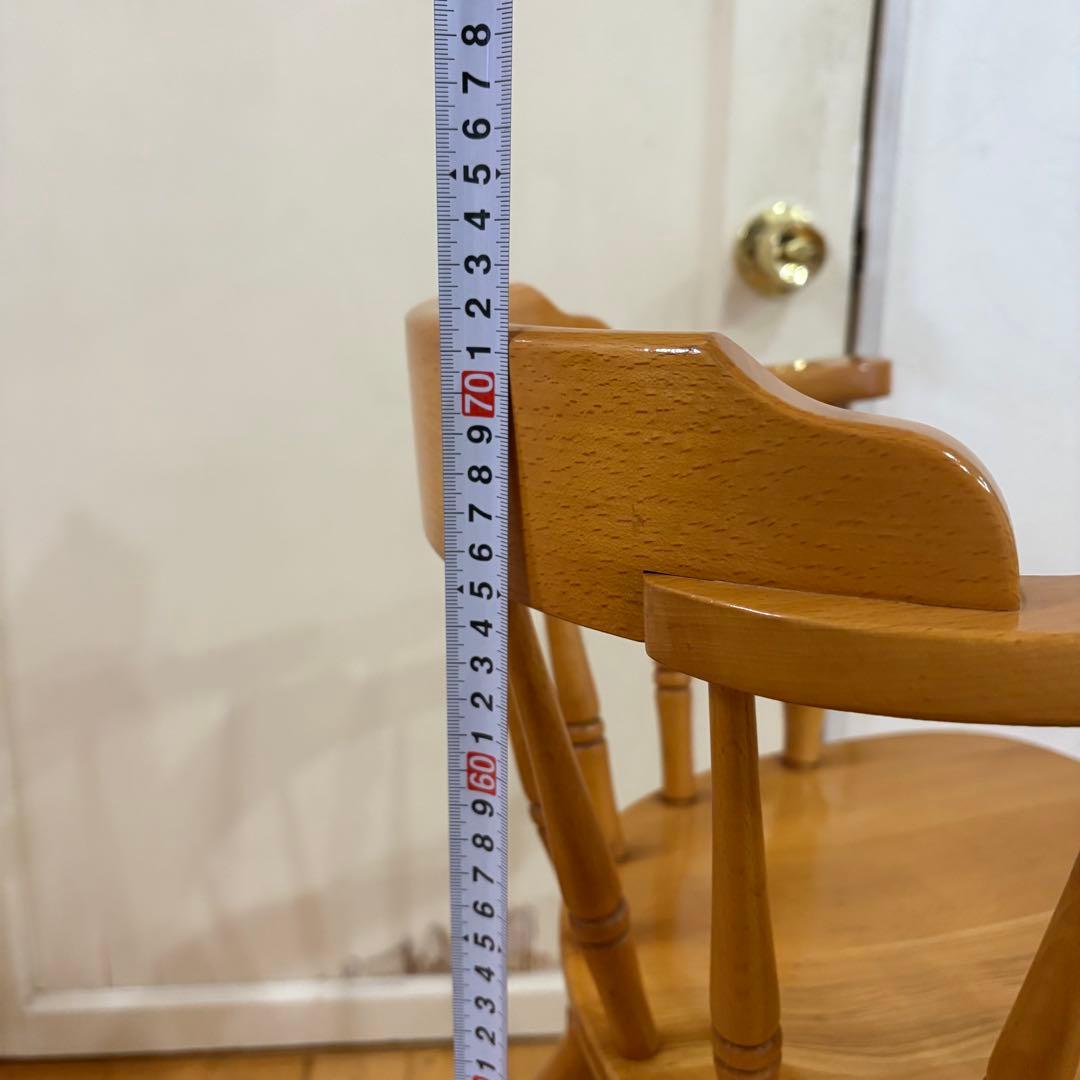 ☆ビンテージ☆ キツツキ キッズ ベビー チェア 木製 ナチュラルカラー
