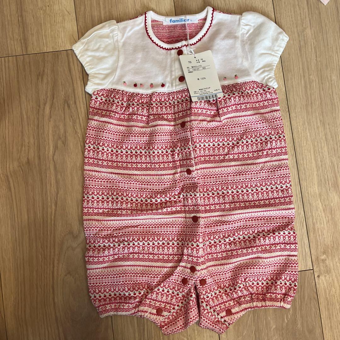 familiar ロンパース 70サイズ - メルカリ