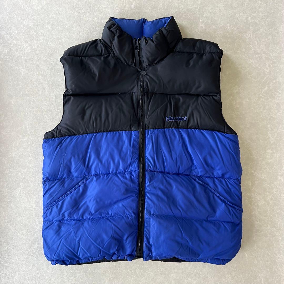 Marmot マーモット リバーシブル ダウンベスト グースダウン 古着