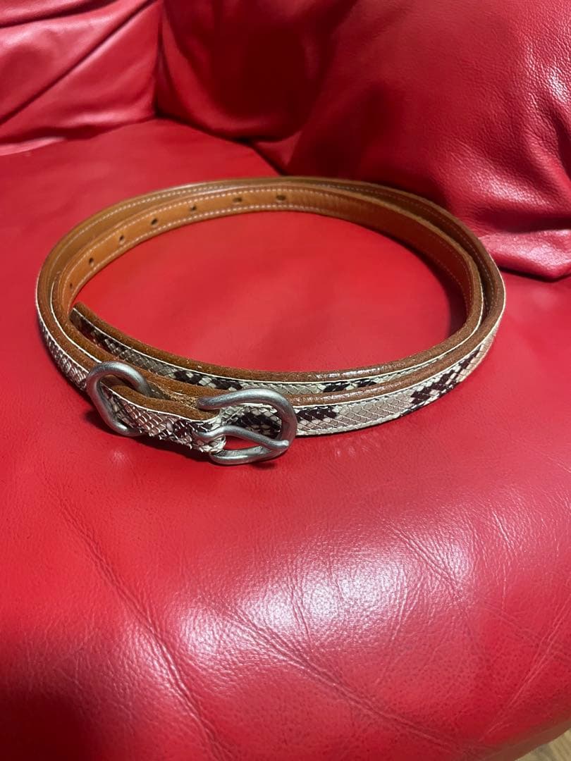 【がーくん着用】Hender Scheme パイソンテールベルト がーくん着用】Hender Scheme パイソンテールベルトの通販はau PAY