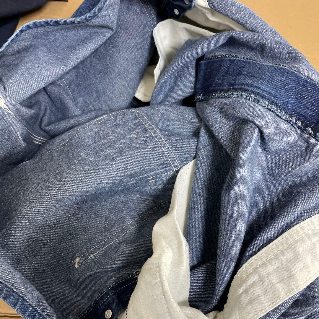 カーハート デニムオーバーオール ペインター ビックサイズ極太W52 L30