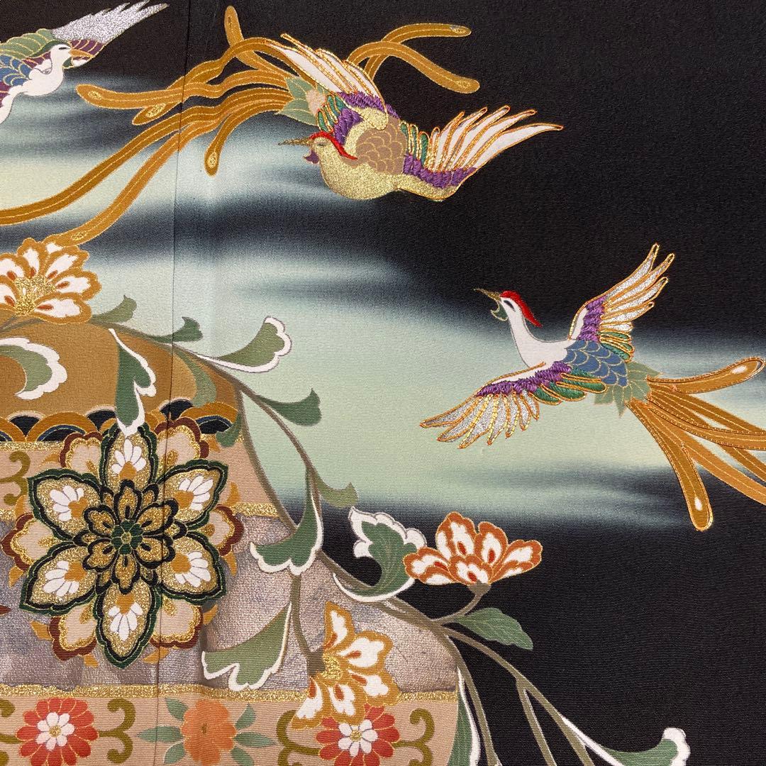 全て揃った特選黒留袖20品セット】金彩友禅作家物金駒刺繍美品セット