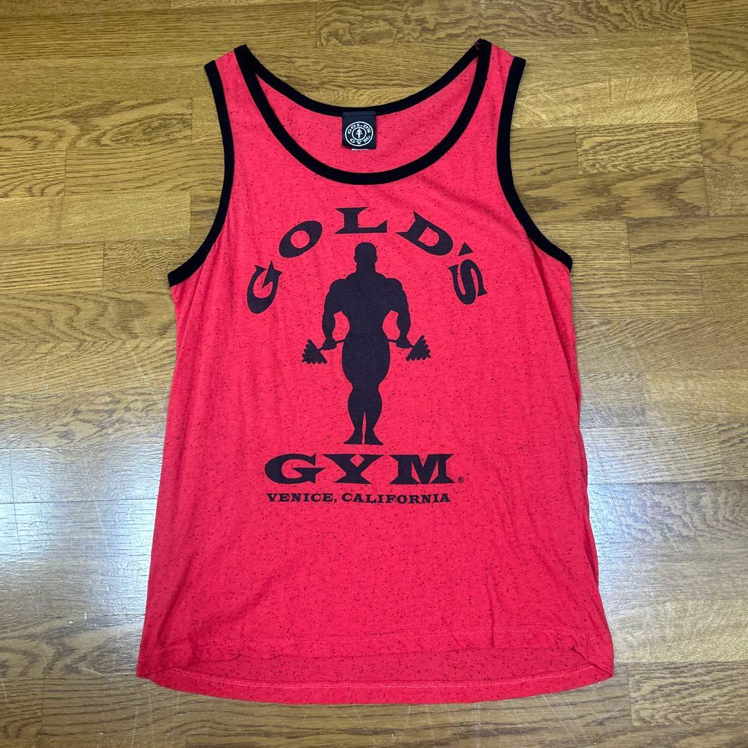 ベニス限定ゴールドジム タンクトップ M 赤 ゴールドジム タンクトップ レッMサイズ - メルカリ