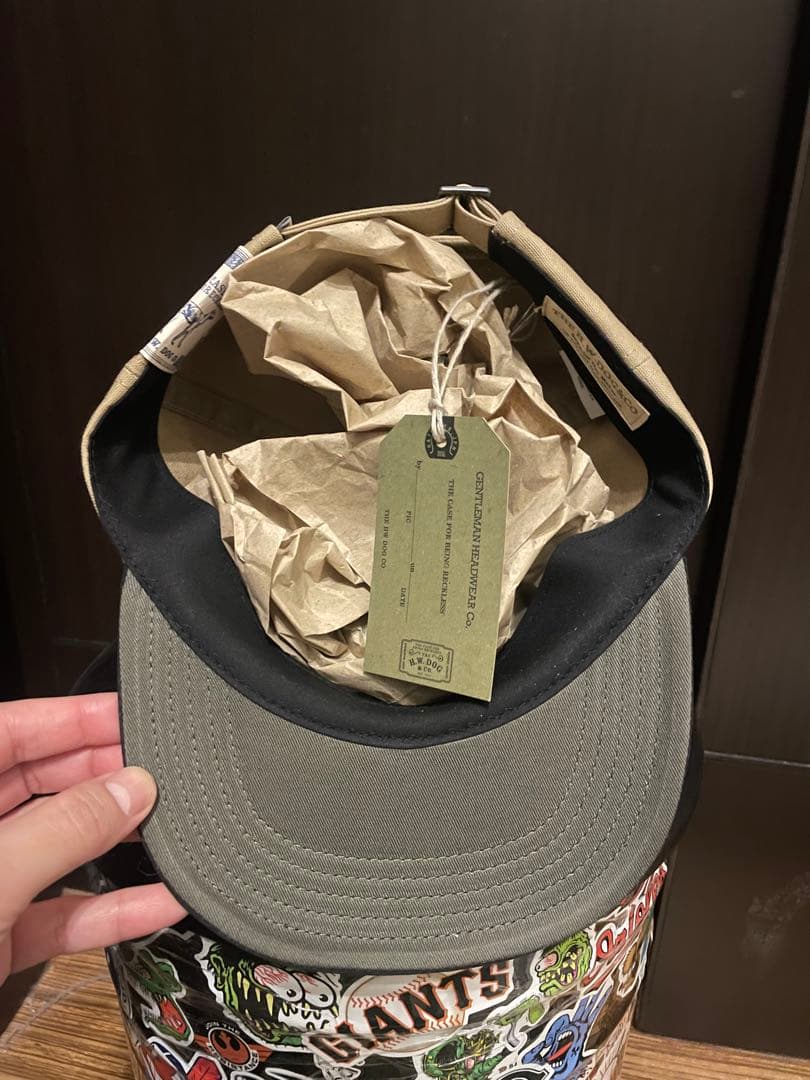 帽子 THE H.W.DOG&CO MID PROFILE CAP Beige