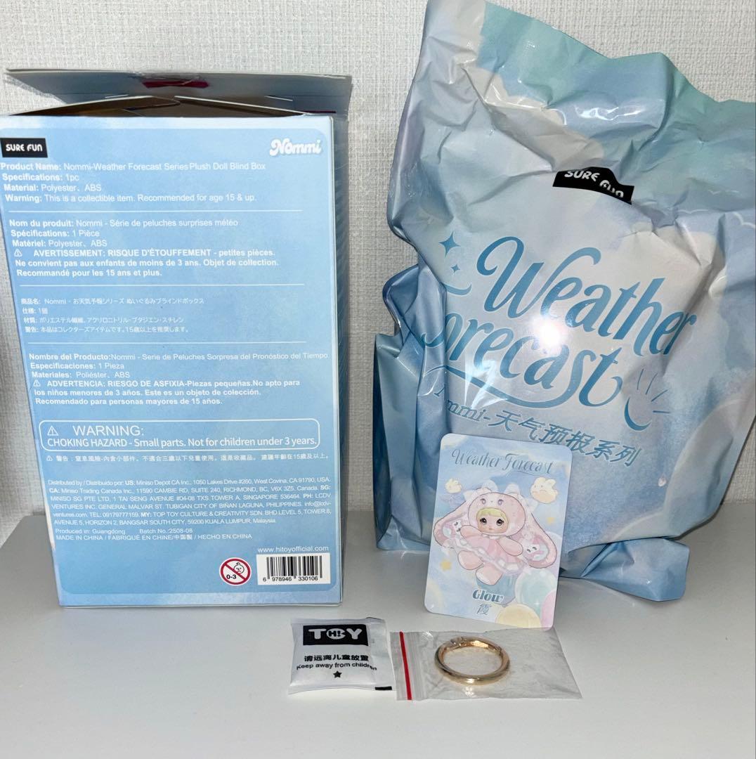 Nommi ノミちゃん 天気予報シリーズ ぬいぐるみ シークレット 霞
