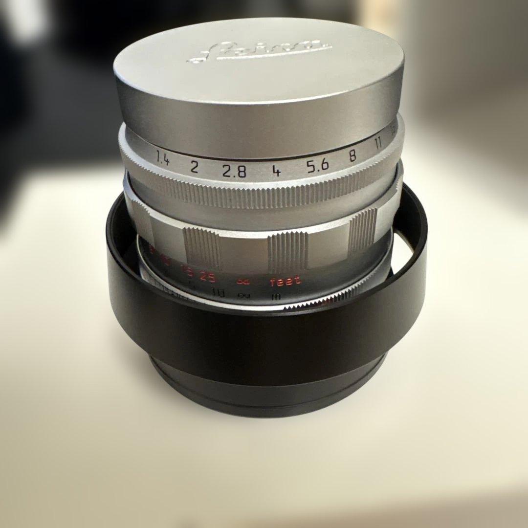 Leica 50mm SUMMILUX F1.4 保証付 Leica 50mm f/1.4 Summilux-M Silver Chrome Lens (2025) 11714 Full