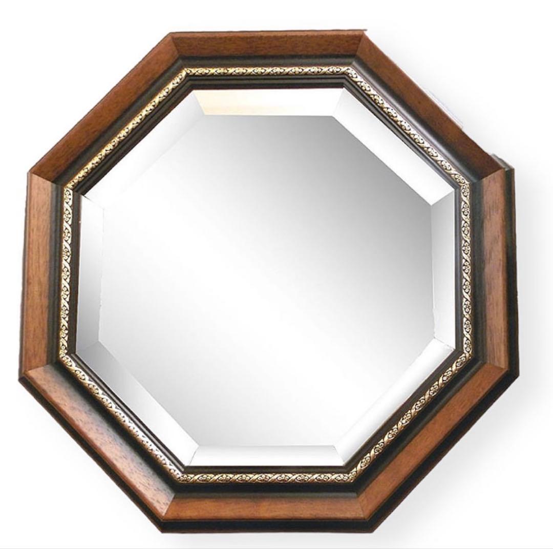 ぴ*お様 鏡 壁掛け イタリア製 八角ミラー 楽天市場】【スーパーセール期間限定価格】 鏡 壁掛け イタリア製 八角