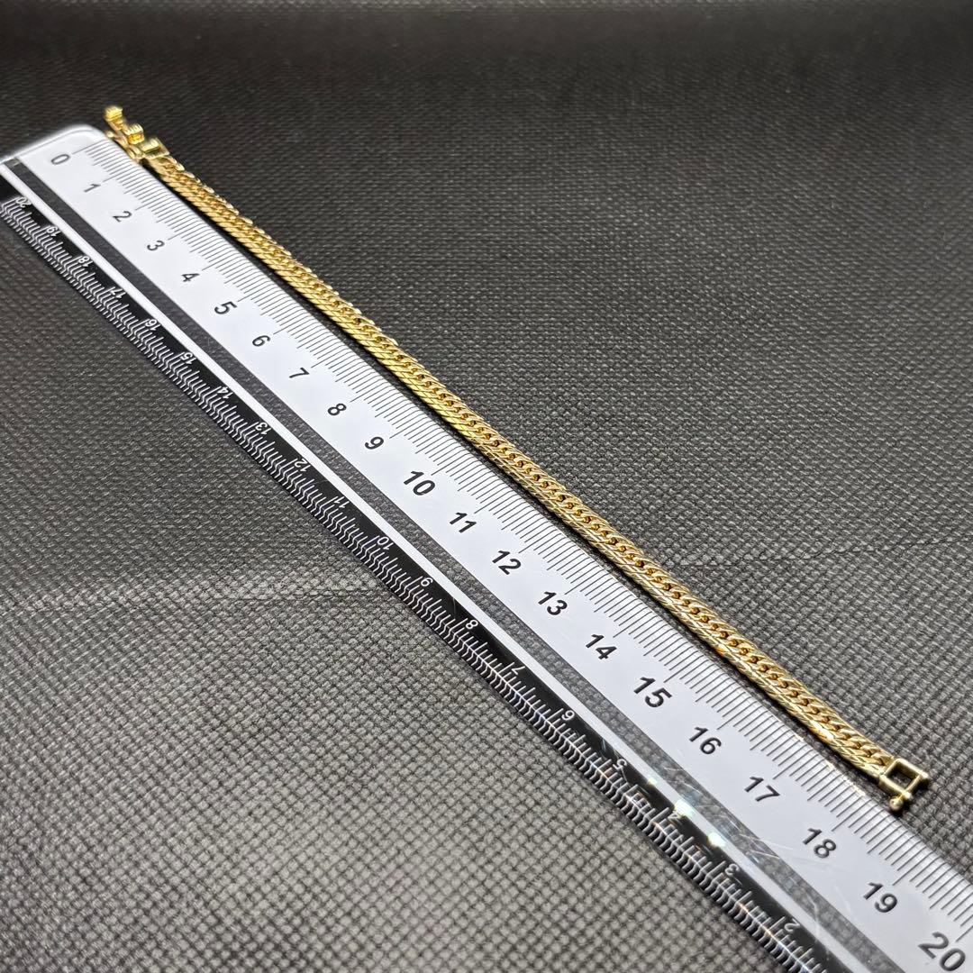 K18 喜平 KIHEI ブレスレット 10.6g 16面トリプル Mカット