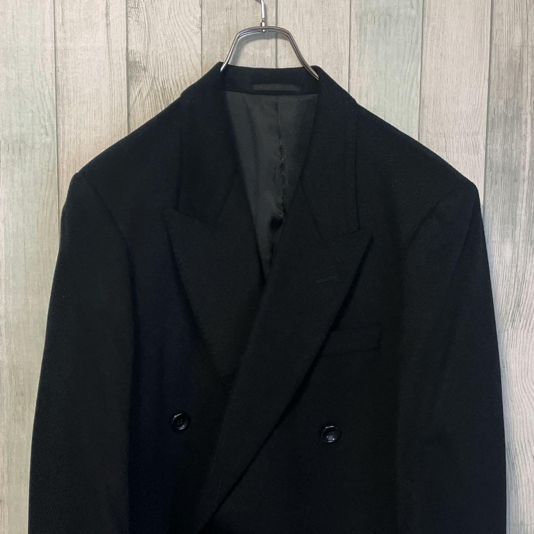 カシミヤ100%✨PER VALENTINOチェスターコート ダブルブレスト L