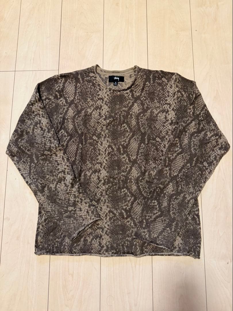 トップス Stussy Python Fine Wool Sweater / Khaki Python Fine Wool Sweater – Khaki | Sweaters & Knits | Stüssy Japan