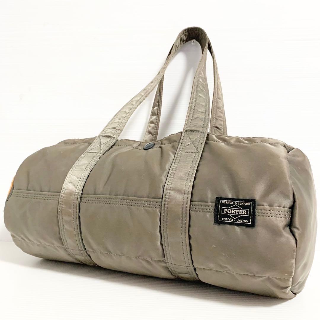 希少 ポーター タンカー ダッフル ミニボストンバッグLサイズ グレー