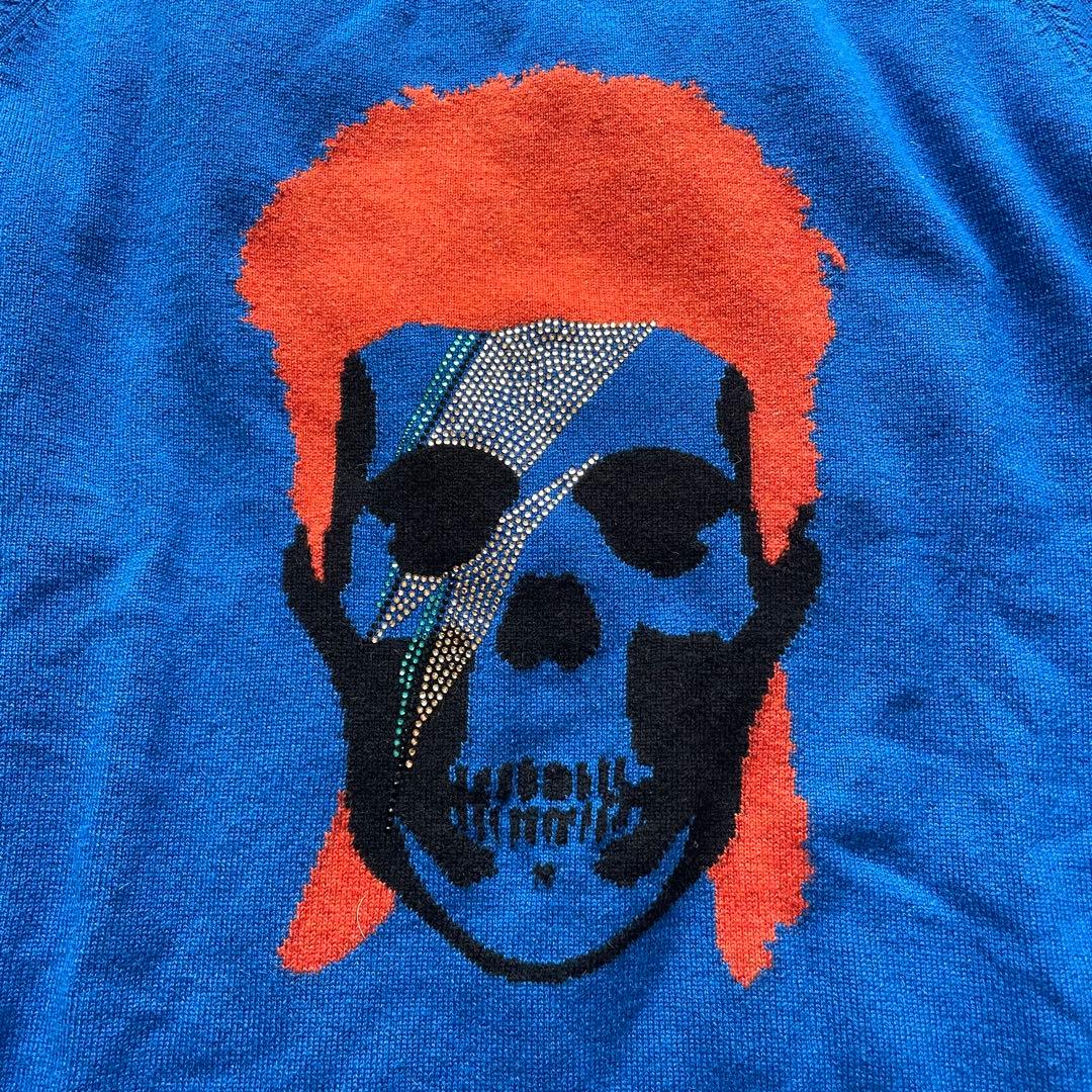 新品】ルシアンペラフィネ デヴィッドボウイ スカル セーター S