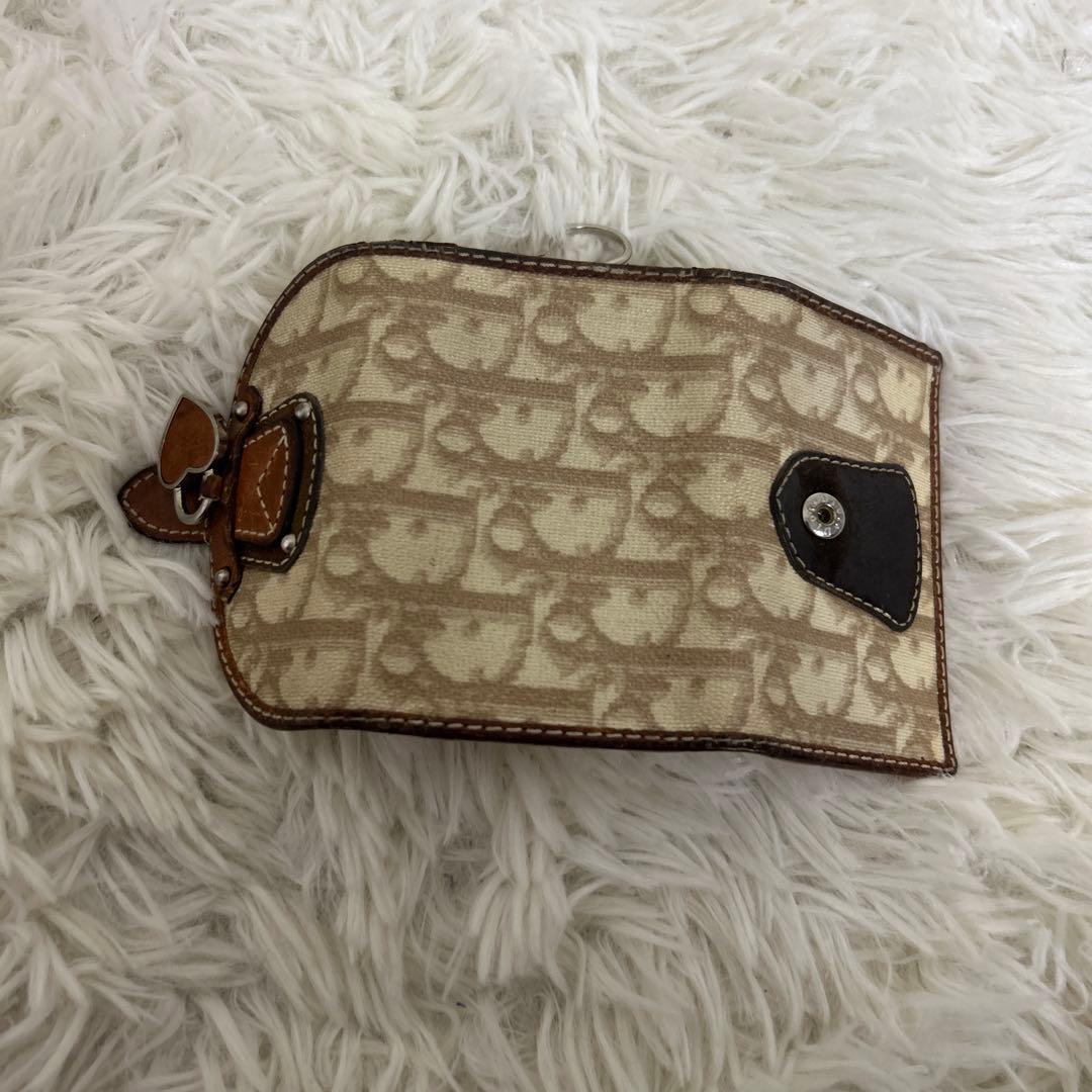 クリスチャンディオール トロッター キーケース ハート PVC レザー