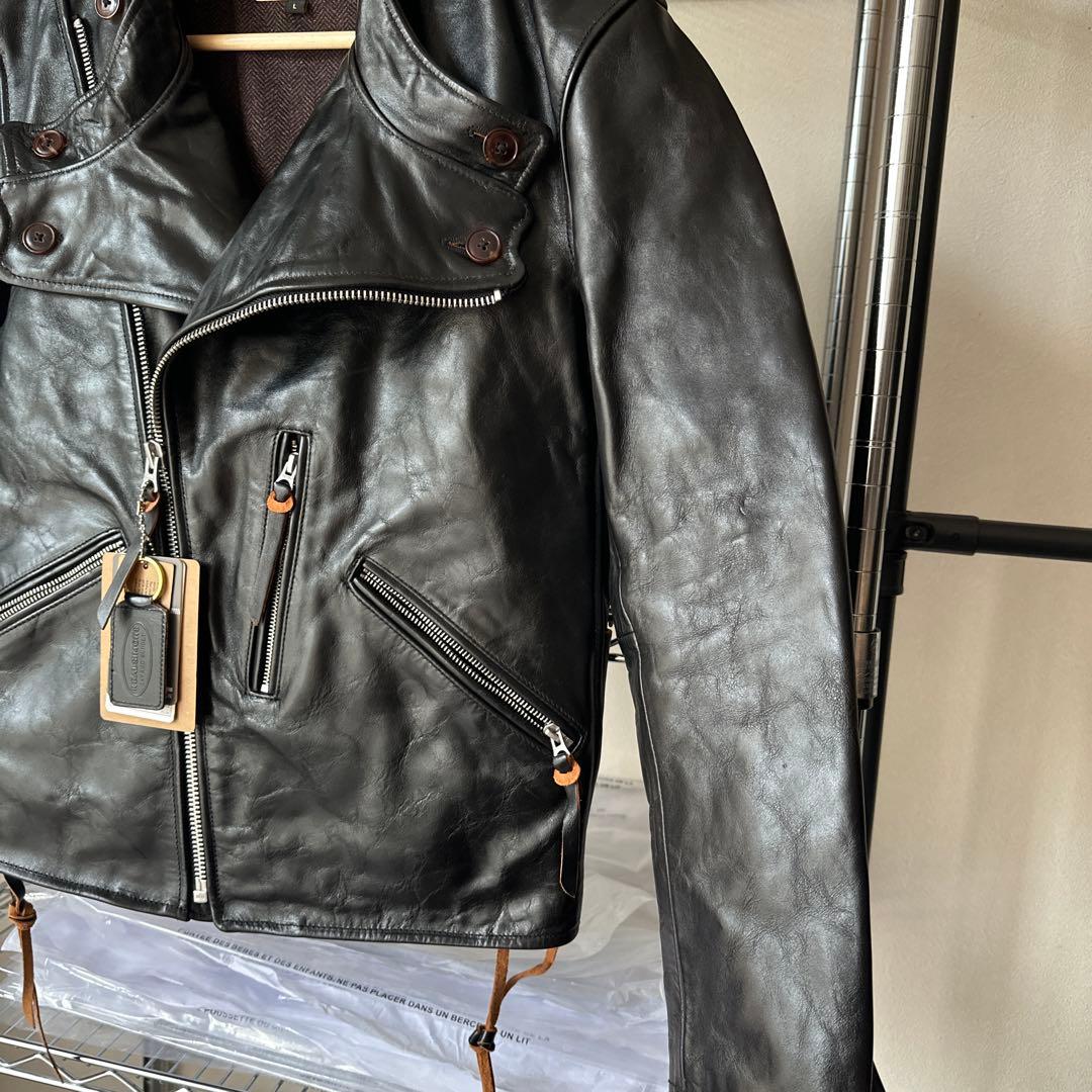 1930年代復刻 SAN MATEOピーターズ型茶芯ホースハイド 1.3mm L