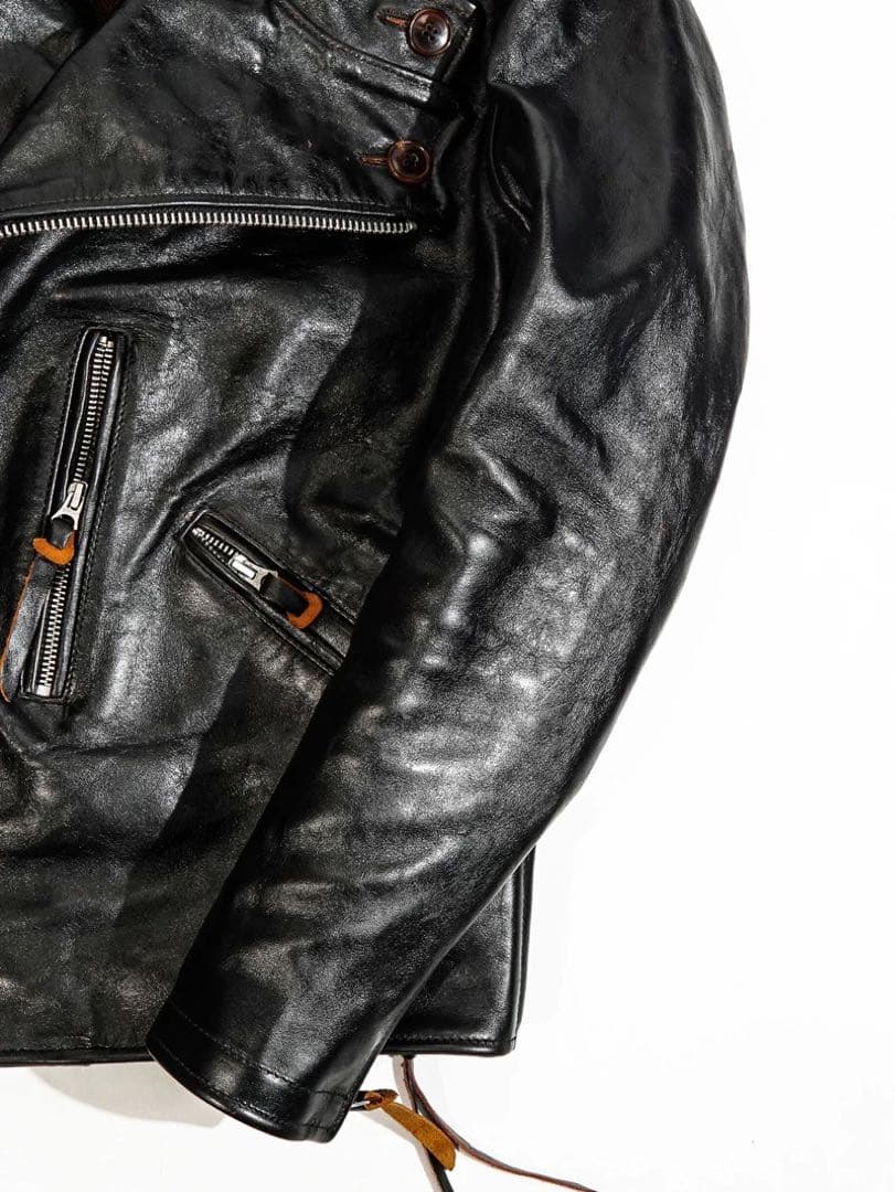 1930年代復刻 SAN MATEOピーターズ型茶芯ホースハイド 1.3mm L