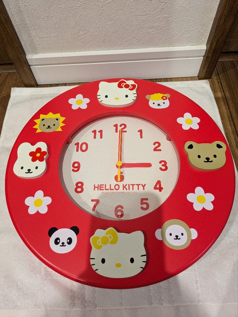 SANRIO サンリオ HELLOKITTY ハローキティ 木製 時計 非売品 楽天市場】キッズ 子供 腕時計 正規品 ハローキティ HELLO KITTY