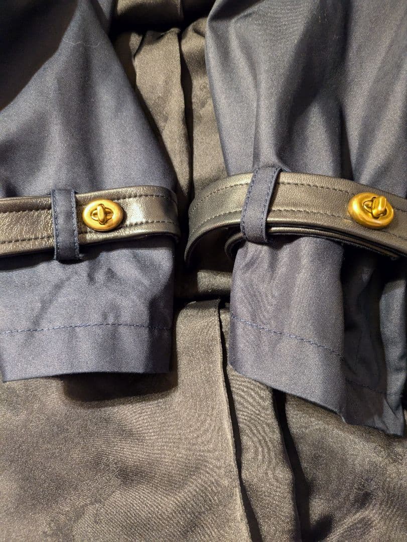 mettya様 専用 COACHフーデッド トレンチ コート - メルカリ