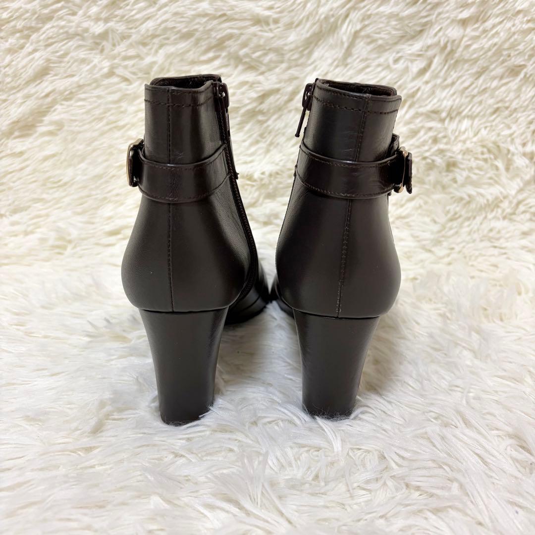 未使用品✨DIANA ショートブーツ ベルト ブラウン 日本製 23.5cm