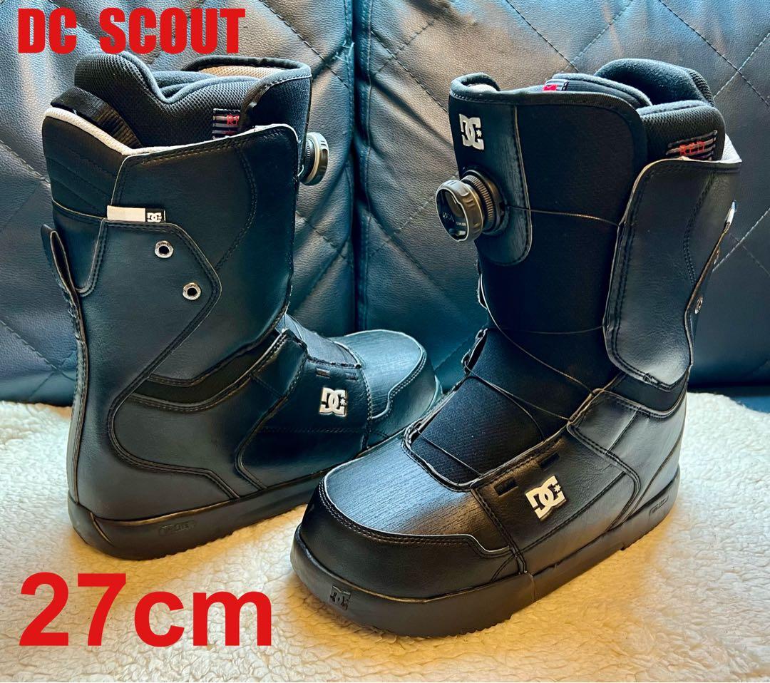 DC SCOUT 27cm スノーボードブーツ BOA ブラック DC Scout BOA Kid's Snowboard Boots