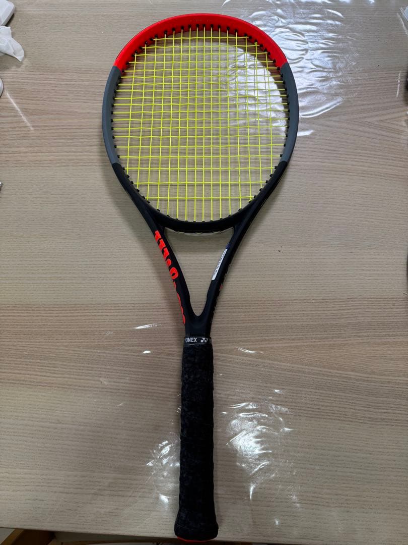 Wilson Clash 100L テニスラケット ブラック/レッド Wilson（ウイルソン） 国内正規品 CLASH 100L V3.0 クラッシュ 100L V3