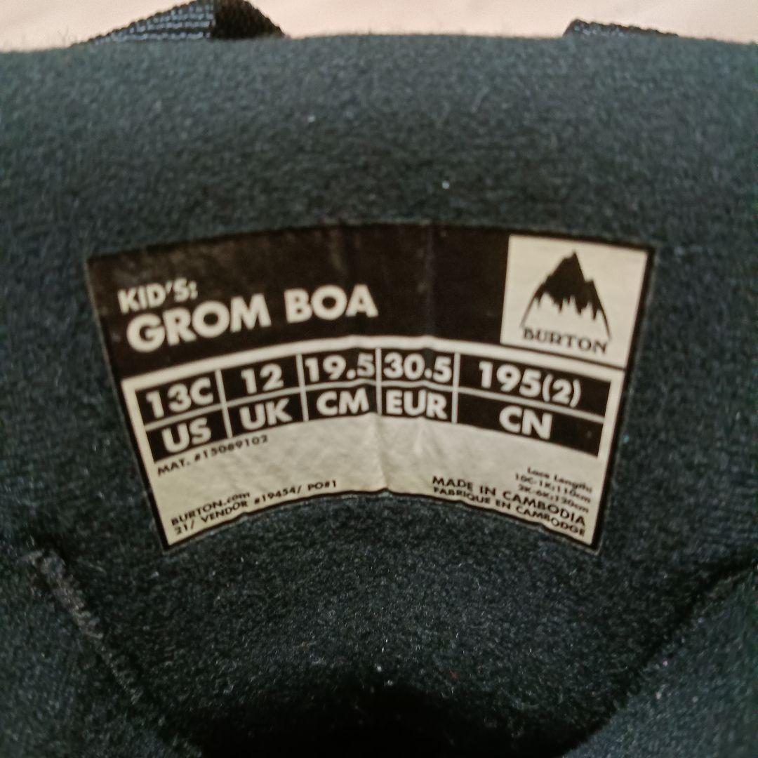 burton シューズ 19.5cm GROM BOA
