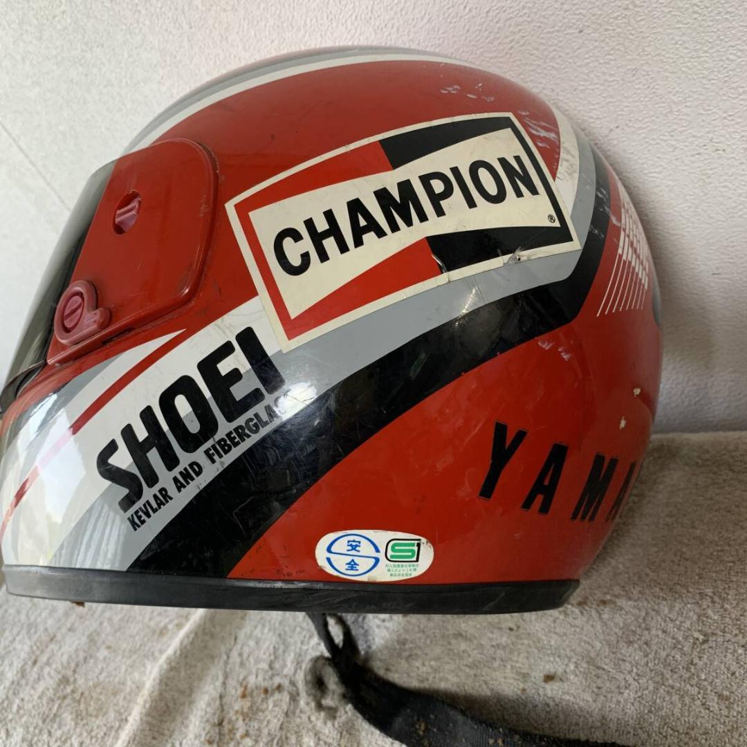 当時物SHOEI TASK FIVE 赤 フルフェイス サイズL XZ3797 - メルカリ