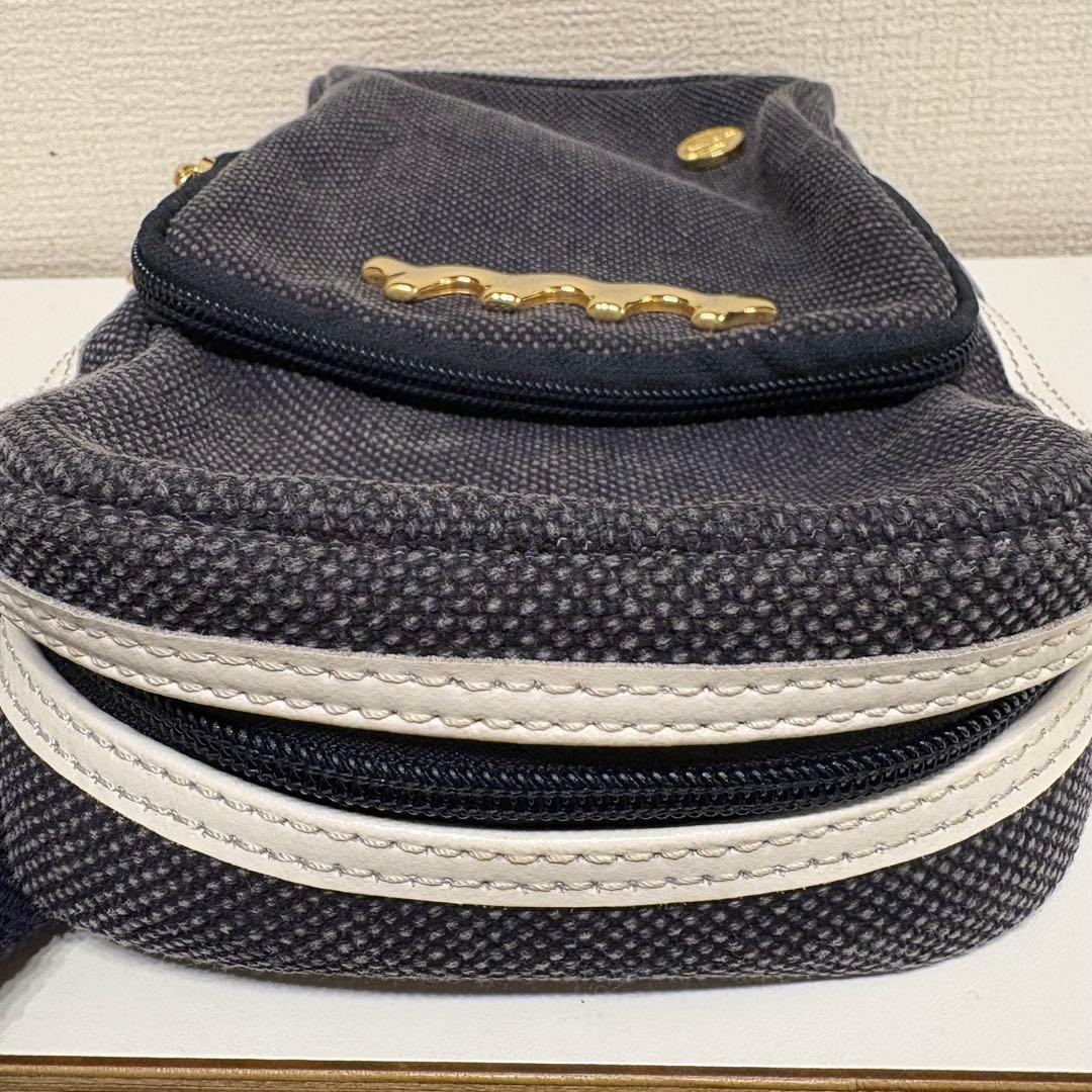 muta MARINE × bonfanti ボディバッグ キャンパス ネイビー - メルカリ
