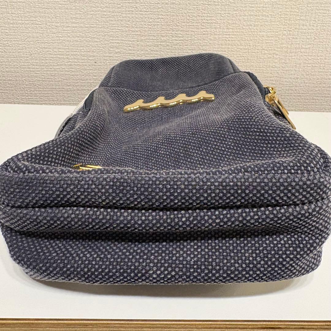 muta MARINE × bonfanti ボディバッグ キャンパス ネイビー - メルカリ
