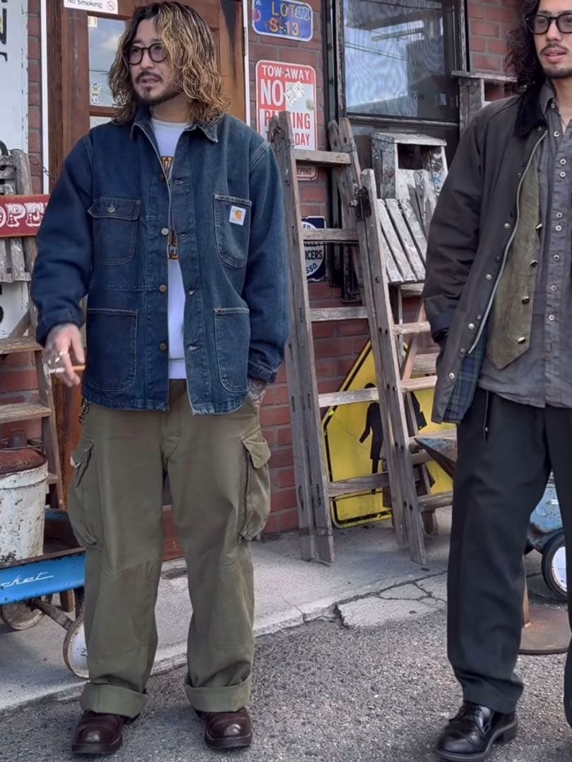 カーハート ミシガンチョアコート ネイビー 超希少サイズM - メルカリ