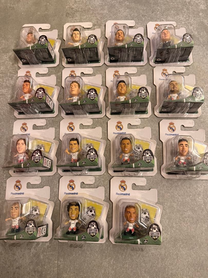 レアル・マドリード フィギュア SOCCER STARZ 15個セット MINIX フィギュア Football Stars にレアル・マドリード他 NEWモデル新