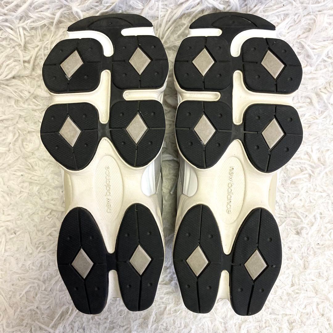 美品 New Balance 9060 グレー 23.5cm 厚底スニーカー