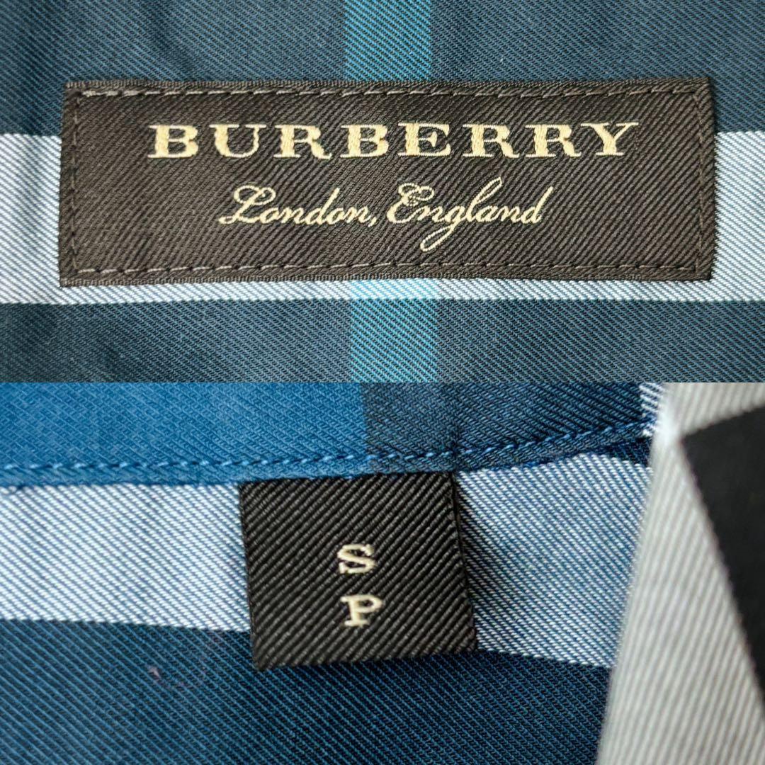 美品✨近年モデル】バーバリー オープンカラーシャツ メガチェック