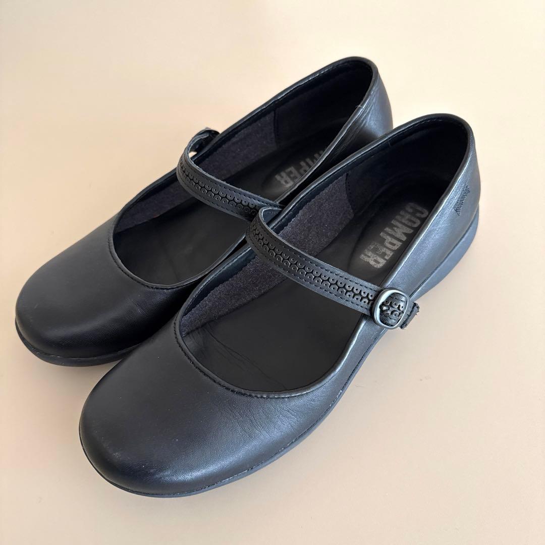 CAMPER カンペール スパイラルコメット フラットシューズ ブラック 39