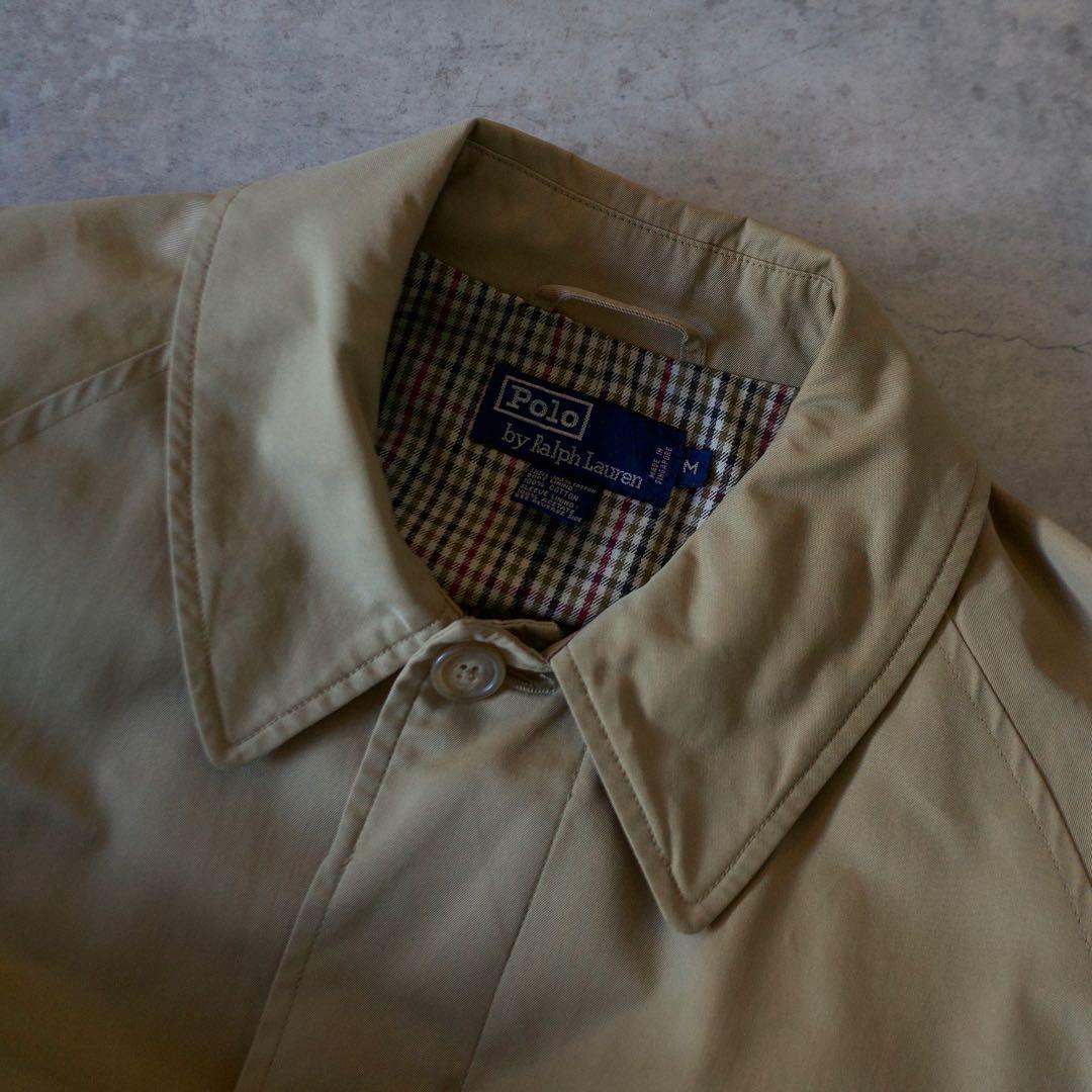 希少 80s 一枚袖 ラルフローレン 玉虫 バルマカーンコート ステン