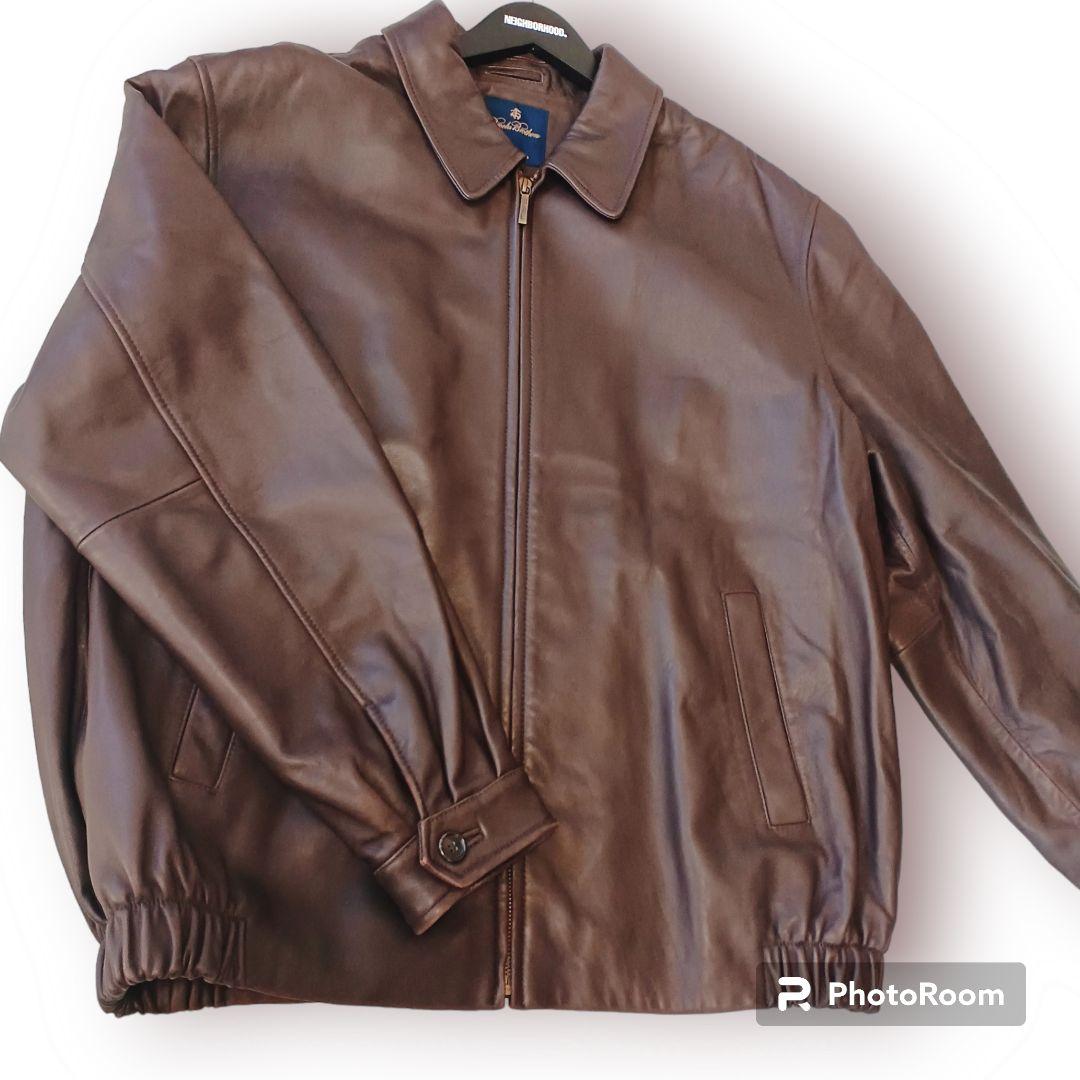 ブルックスブラザーズ brooks brothers 羊革 ラムレザー XL - メルカリ