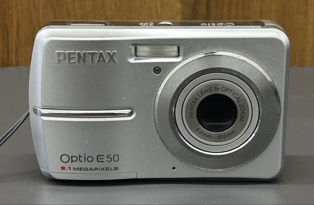 PENTAX Optio E50 8.1メガピクセル シルバー - メルカリ