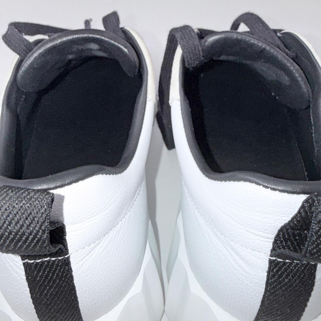 定価18万【美品】 エルメス バウンシング 厚底 スニーカー レザー 白