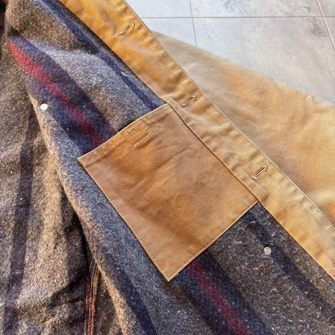 BORO】カーハート チョアコート USA製 フェード ダメージ ビンテージ