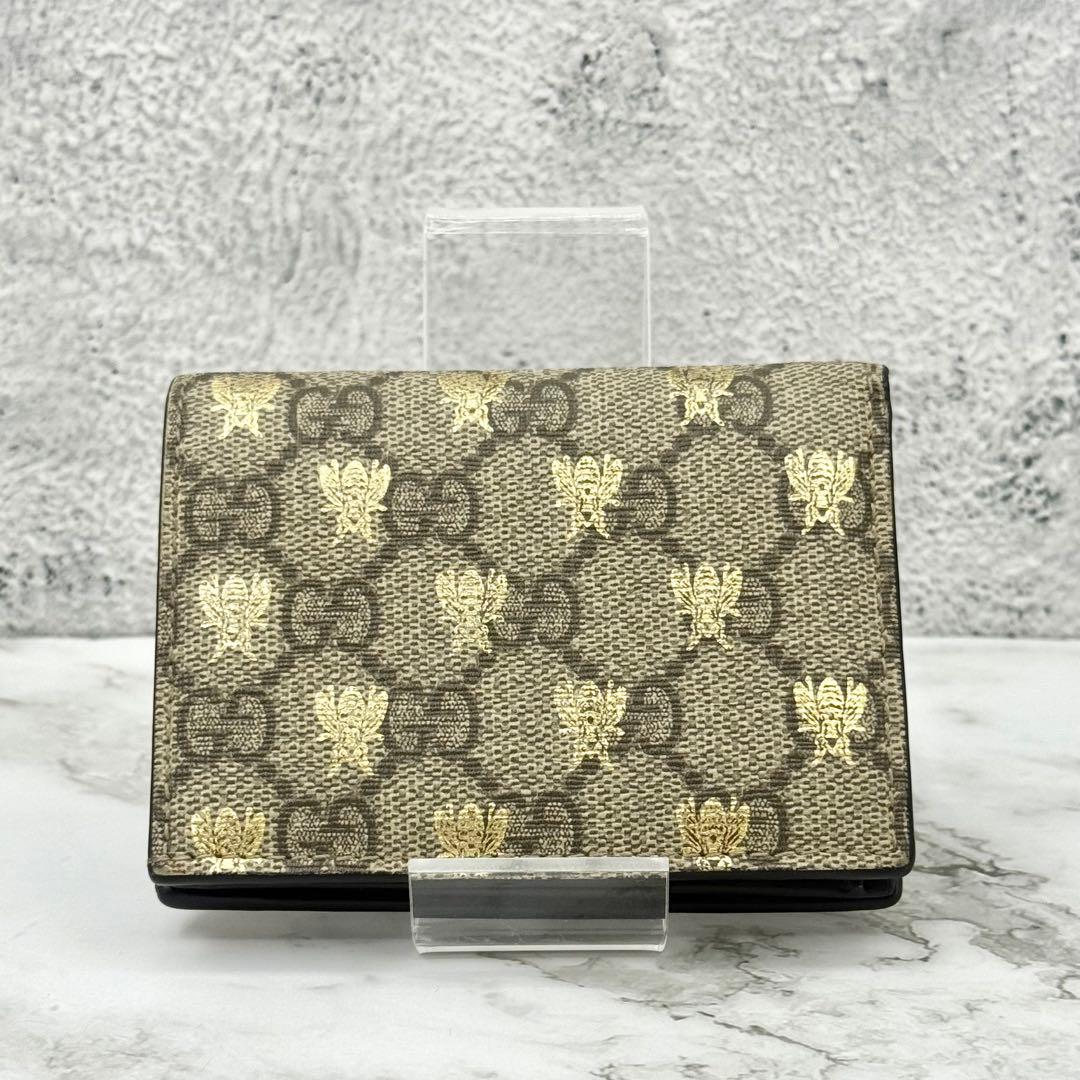 新品同様】GUCCI グッチ 二つ折り財布 アニマリエ ビー BEE ハチ 蜂
