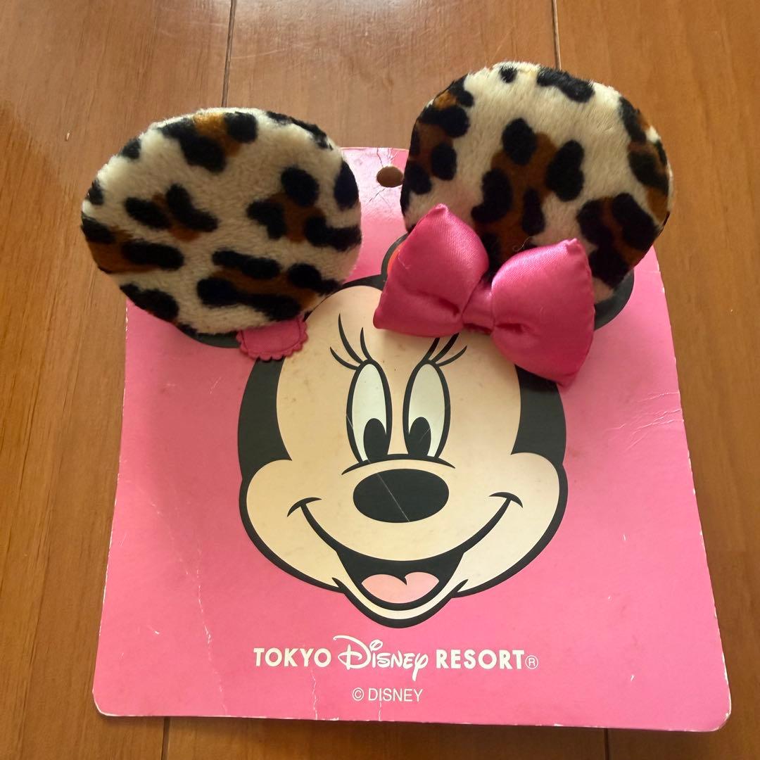 ディズニーリゾート ヘアピン 豹柄 ヒョウ柄 ミニー - メルカリ