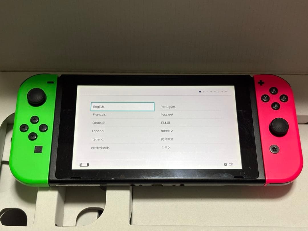 ジャンク】Nintendo Switch 本体 ネオングリーン・ネオンピンク - メルカリ