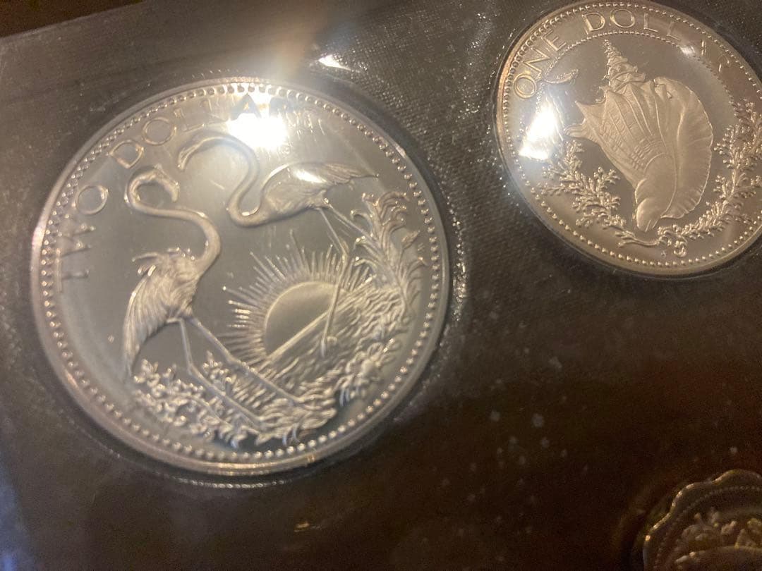 バハマ銀貨 プルーフコインセット 正味約90g - メルカリ