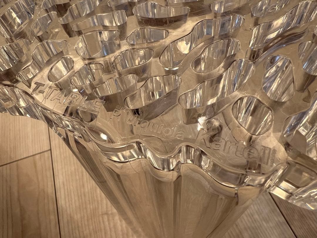 Kartell T-TABLE カルテル　ティーテーブルロー　《透明》
